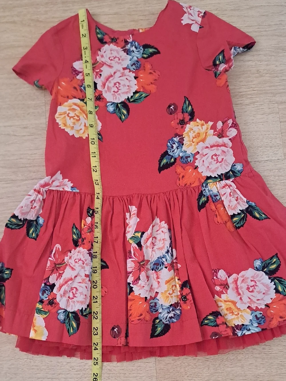GAP Red Floral Kids Dress